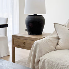 Load image into Gallery viewer, Farmhouse Lamp Table _ X-Large _ Aged Elm