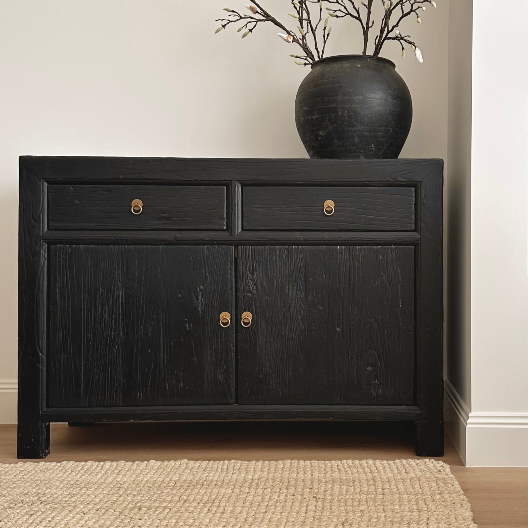 Provincial Sideboard 120cm Black Elm Impreshens