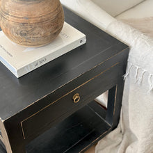 Load image into Gallery viewer, Provincial Farmhouse Lamp Table _ Large _ Black