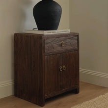 Load image into Gallery viewer, Wabi Bedside Table _ Antique Brown