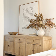 Load image into Gallery viewer, Organic Luxe Buffet _ 230cm _ Blonde Elm