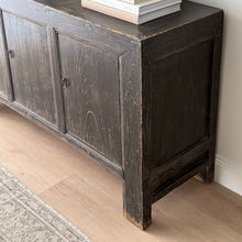 Load image into Gallery viewer, Authentic Antique Sideboard _ 157cm _ Rustic Black