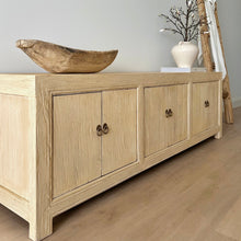 Load image into Gallery viewer, Organic TV Unit _ Six Door _ Blonde Elm _ 2 Sizes