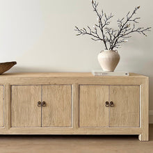 Load image into Gallery viewer, Organic TV Unit _ Six Door _ Blonde Elm _ 2 Sizes