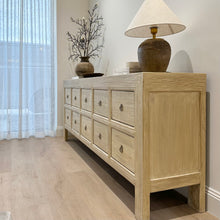 Load image into Gallery viewer, Organic Sideboard _ Ten Drawer _ Blonde Elm