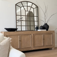 Load image into Gallery viewer, Antique Luxe Sideboard _ 230cm_ Studded Detail _ Aged Elm