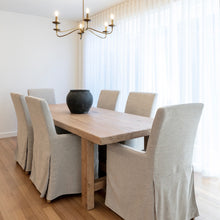 Load image into Gallery viewer, Farmhouse Dining Table _ Aged Elm _ 2 Sizes