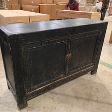 Load image into Gallery viewer, Heritage Sideboard _ Iron Detail _ 140cm _ Distressed Black