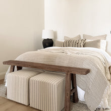 Load image into Gallery viewer, Antique Skinny Bench _ Earthy Brown