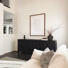 Load image into Gallery viewer, Vintage Arabic Poem _ Framed Print _ 95x125cm