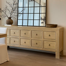 Load image into Gallery viewer, Organic Sideboard _ Ten Drawer _ Blonde Elm