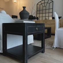 Load image into Gallery viewer, Provincial Farmhouse Lamp Table _ Large _ Black