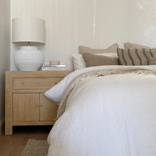 Load image into Gallery viewer, Mediterranean Bedside Table _ XL _ Blonde Elm