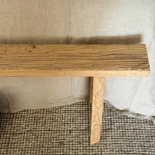 Load image into Gallery viewer, Organic Skinny Bench _ Warm Blonde Elm