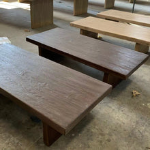 Load image into Gallery viewer, Wabi-Sabi Platform Coffee Table _ Antique Brown