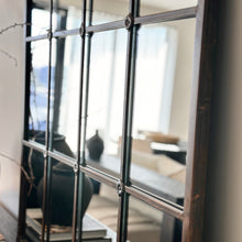 Load image into Gallery viewer, American Farmhouse Mirror _ Antique _ Wrought Iron