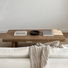 Load image into Gallery viewer, Farmhouse Platform Coffee Table _ 160cm _ Aged Elm