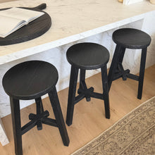 Load image into Gallery viewer, Artisan Bar Stool _ Textured Black