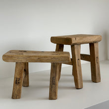 Load image into Gallery viewer, Baby Worker Stool _ Raw Elm