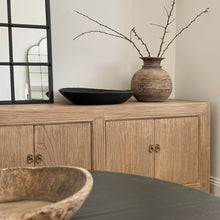 Load image into Gallery viewer, Antique TV Unit _ Six Door _ 220cm _ Aged Elm