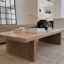 Load image into Gallery viewer, Farmhouse Platform Coffee Table _ 160cm _ Aged Elm