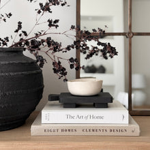 Load image into Gallery viewer, Mini Pedestal Tray _ Reclaimed Wood _ Black