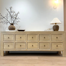 Load image into Gallery viewer, Organic Sideboard _ Ten Drawer _ Blonde Elm