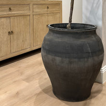 Load image into Gallery viewer, Antique 90yr Planter Pot _ XL _ Stone Grey