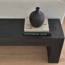 Load image into Gallery viewer, Platform Bench _ Chunky _ Modern Textured Black