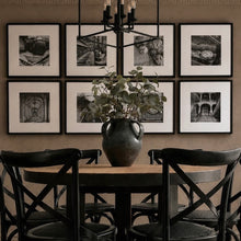 Load image into Gallery viewer, Heritage Dining _ Distressed Black + Honey Elm _ 2 Sizes