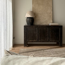 Load image into Gallery viewer, Authentic Antique Sideboard _ 157cm _ Rustic Black