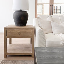 Load image into Gallery viewer, Farmhouse Lamp Table _ X-Large _ Aged Elm