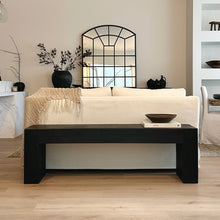 Load image into Gallery viewer, Platform Bench _ Chunky _ Modern Textured Black