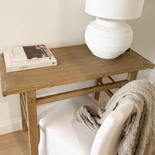 Load image into Gallery viewer, Artisan Alter Table _ Desk/Dresser/Vanity _ Aged Elm