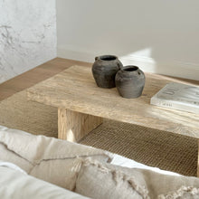 Load image into Gallery viewer, Platform Coffee Table _ Whitewashed Elm