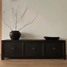 Load image into Gallery viewer, Provincial TV Unit _ 220cm _ Textured Black