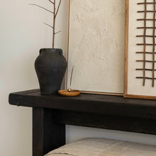 Load image into Gallery viewer, Vintage Pot _ Handles _ Stone Black