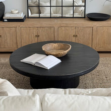 Load image into Gallery viewer, Provincial Platform Coffee Table _ 2 Sizes _ Textured Black