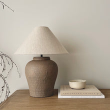 Load image into Gallery viewer, Layla Lamp by Impreshens _ Taupe + Natural Linen Empire Shade