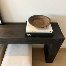 Load image into Gallery viewer, Platform Hallway Table _ Textured Black