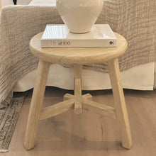 Load image into Gallery viewer, Organic Side Table _ Tri-Leg _ Blonde Elm
