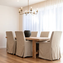 Load image into Gallery viewer, Farmhouse Dining Table _ Aged Elm _ 2 Sizes