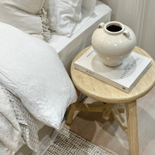 Load image into Gallery viewer, Organic Side Table _ Tri-Leg _ Blonde Elm