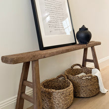 Load image into Gallery viewer, Antique Skinny Bench _ Earthy Brown