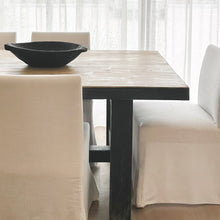Load image into Gallery viewer, Heritage Dining Table _ 210cm _ Black + Honey Elm