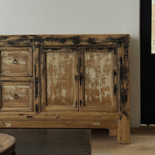 Load image into Gallery viewer, Authentic Antique Sideboard _ Distressed Elm _ 190cm