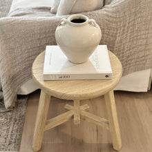 Load image into Gallery viewer, Organic Side Table _ Tri-Leg _ Blonde Elm