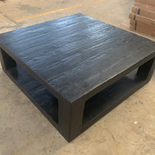 Load image into Gallery viewer, Provincial Farmhouse Coffee Table _ Square _ XL _ Black Elm