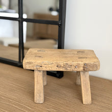 Load image into Gallery viewer, Baby Worker Stool _ Raw Elm