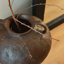 Load image into Gallery viewer, Burnt Clay Pot by Impreshens _ Textured Brown